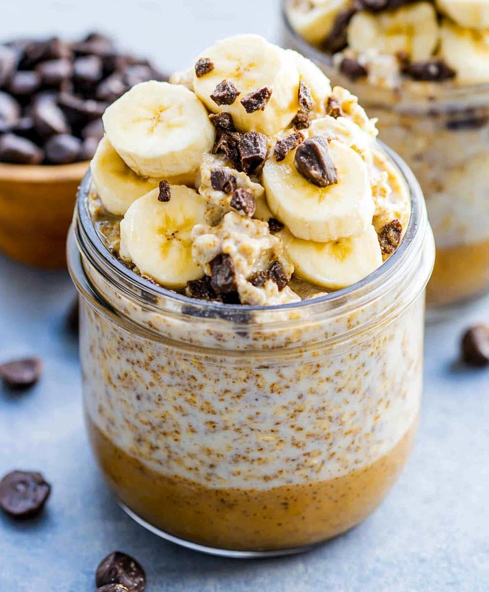 Chunky Monkey Overnight Oats Recipe