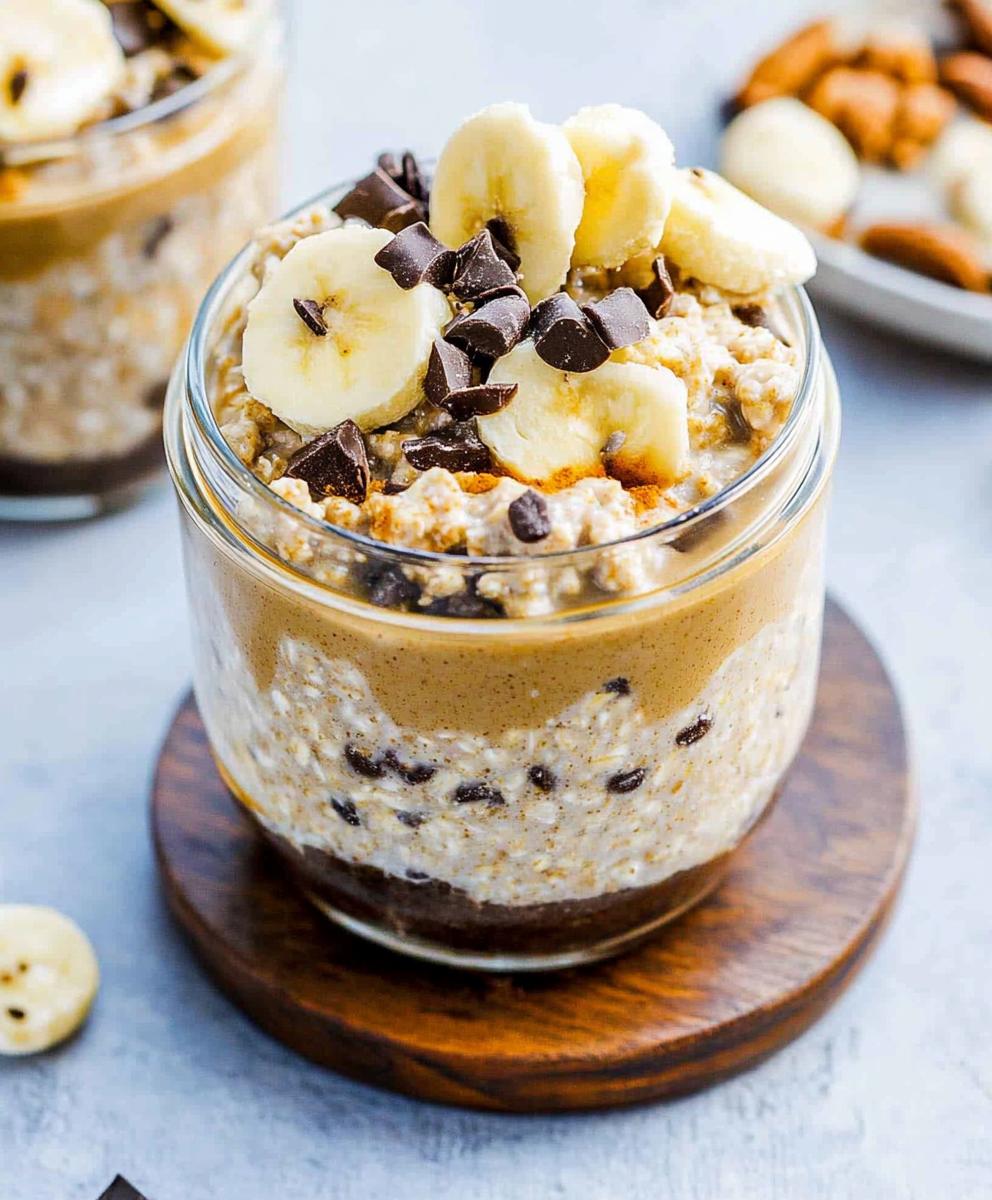 Chunky Monkey Overnight Oats Recipe
