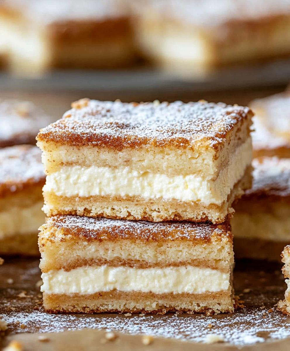 Churro Cheesecake Bars Recipe
