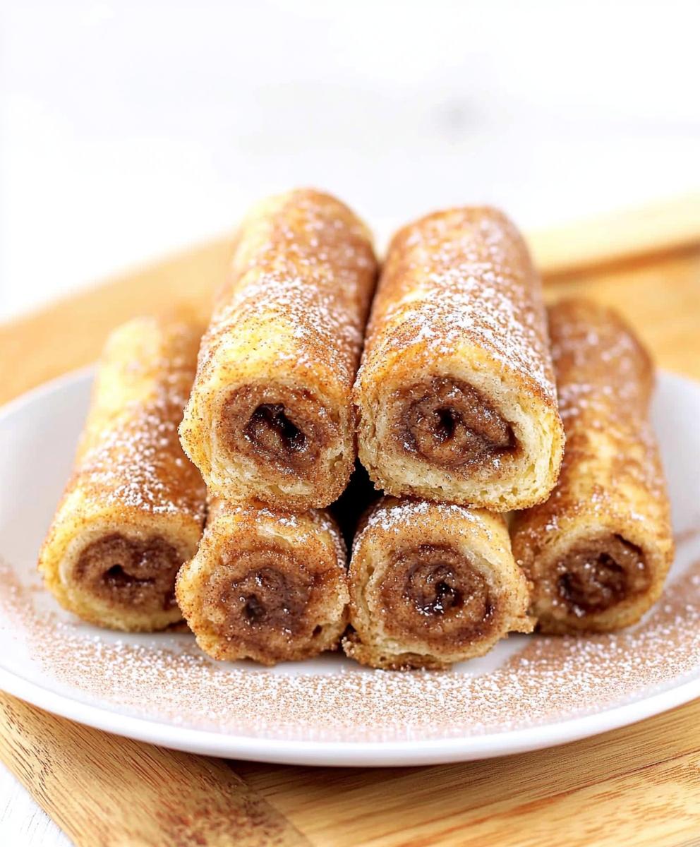 Cinnamon French Toast Roll Ups Recipe