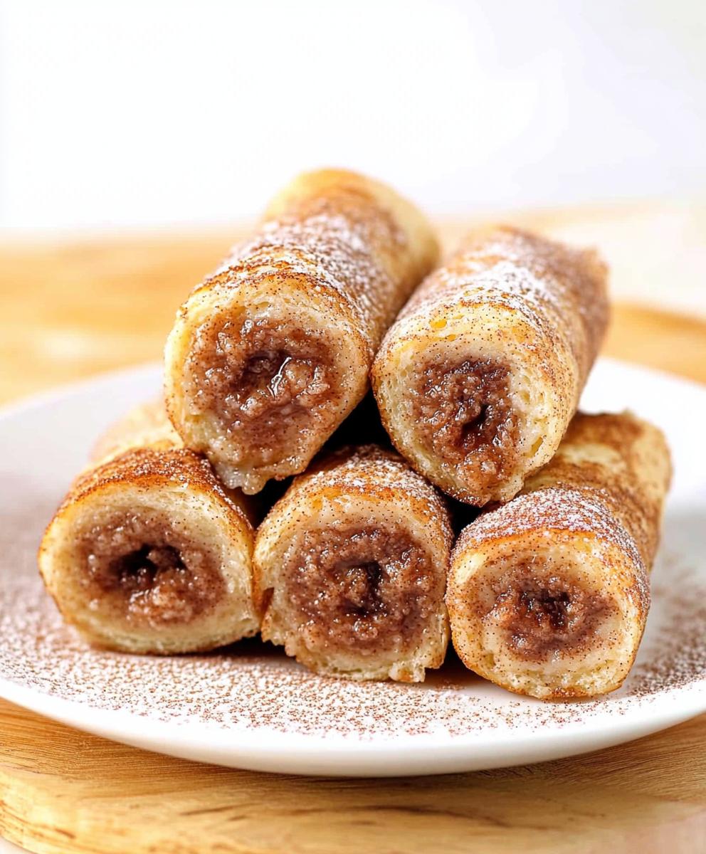 Cinnamon French Toast Roll Ups Recipe