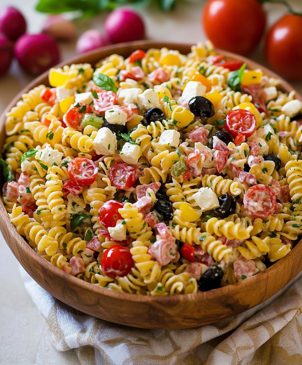 Classic Italian Pasta Salad Recipe