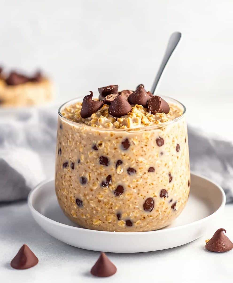 Cookie Dough Overnight Oats Recipe