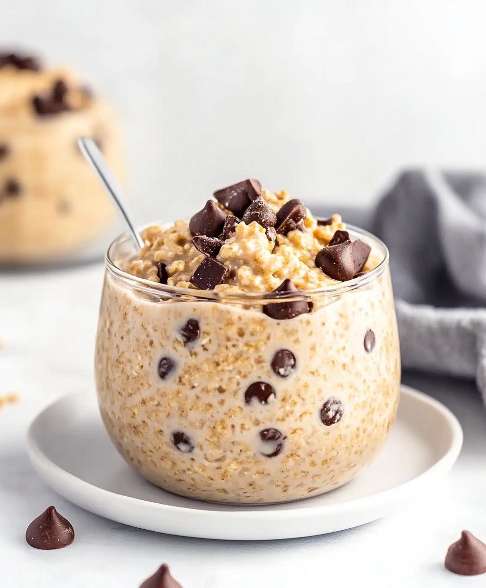 Cookie Dough Overnight Oats Recipe