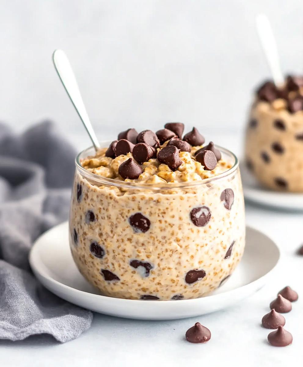 Cookie Dough Overnight Oats Recipe