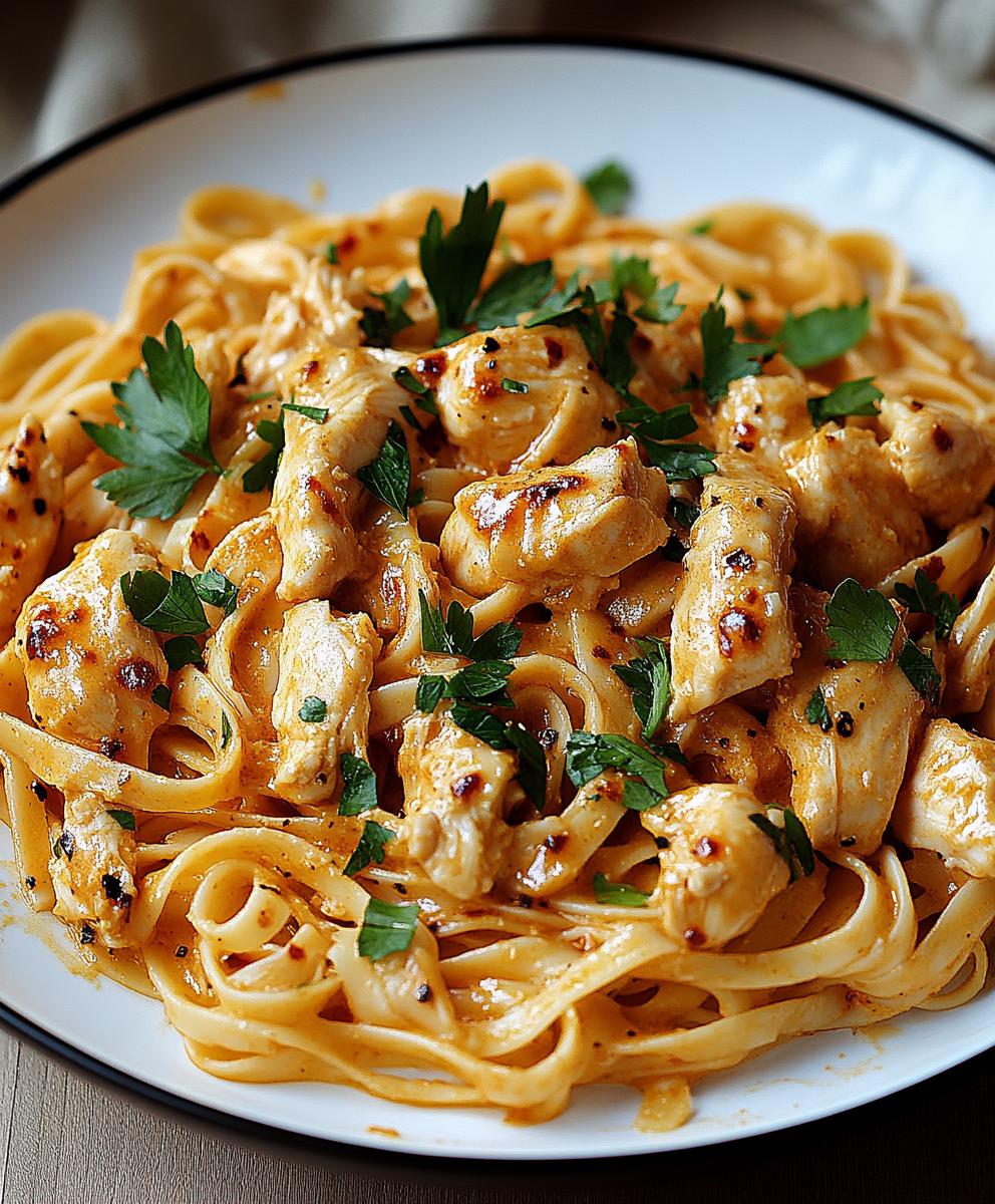 Cowboy Butter Chicken Linguine Recipe