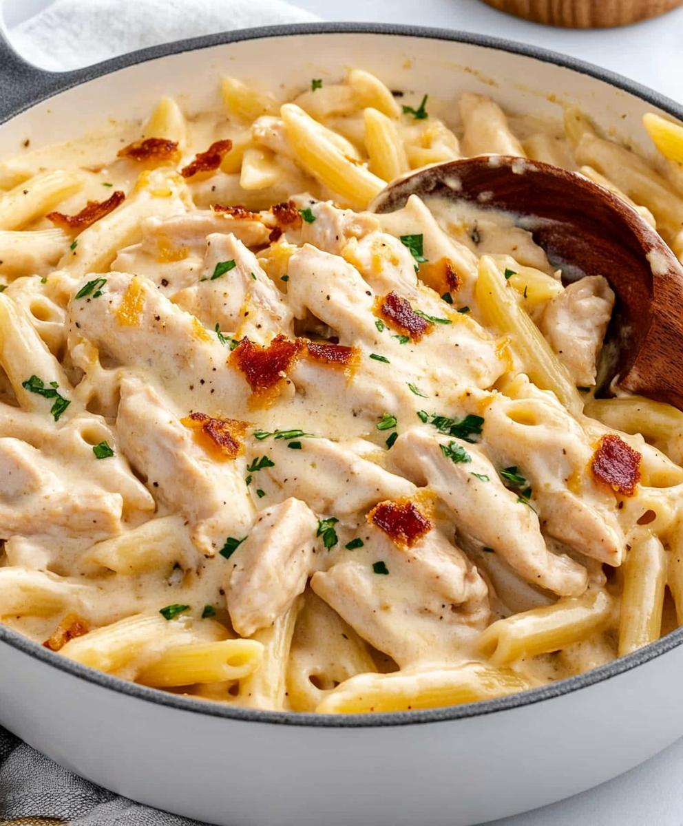 Crack Chicken Penne Recipe