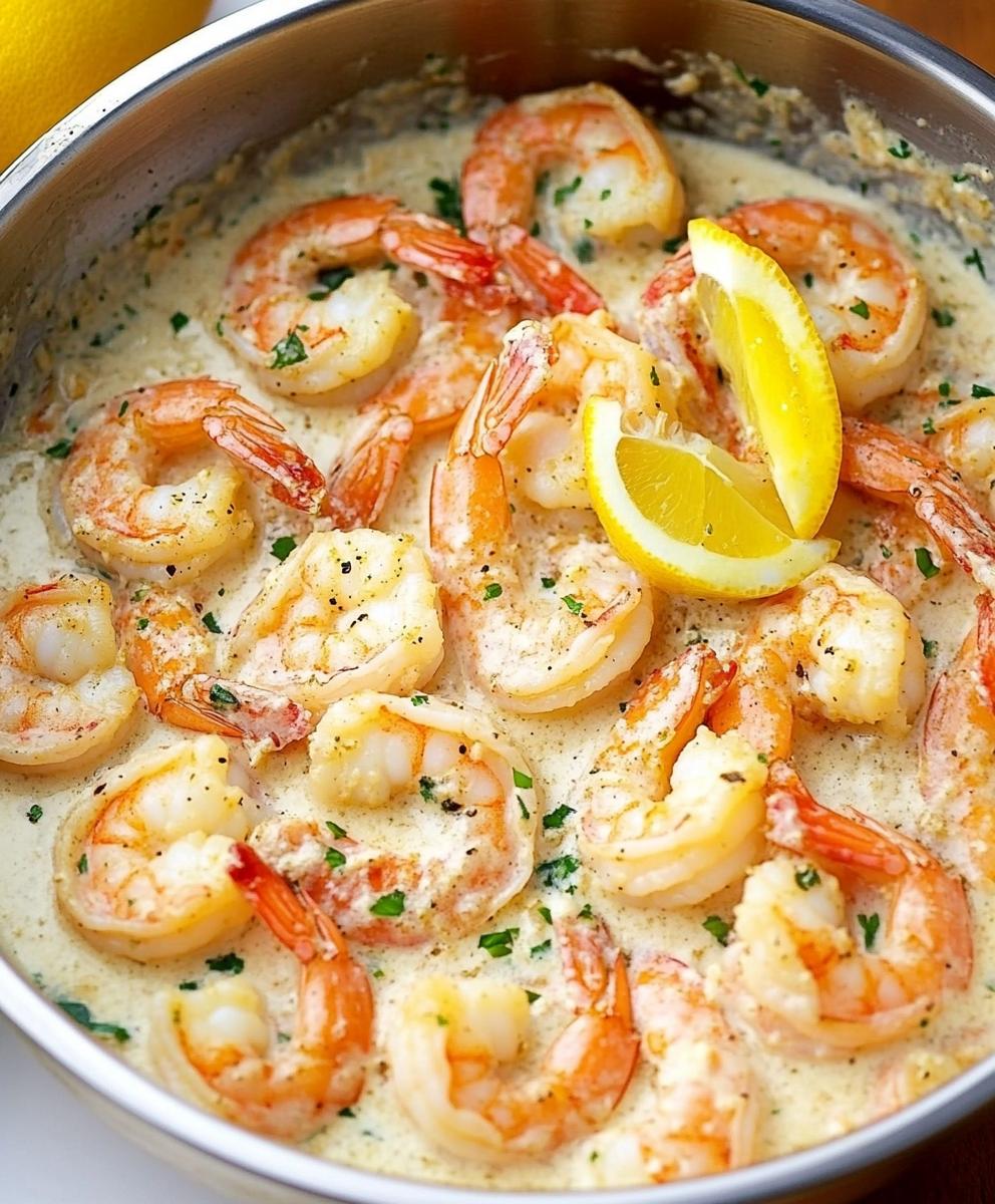 Creamy Garlic Shrimp Recipe