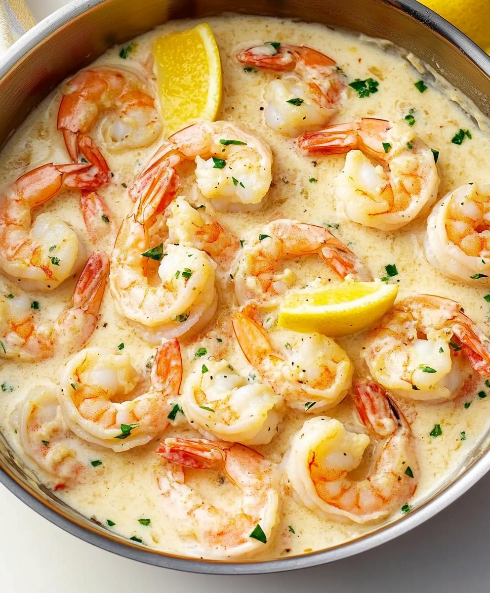Creamy Garlic Shrimp Recipe