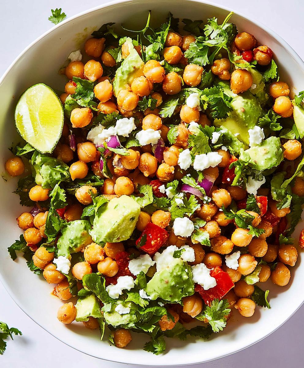 Crispy Chili-lime Chickpea Salad Recipe