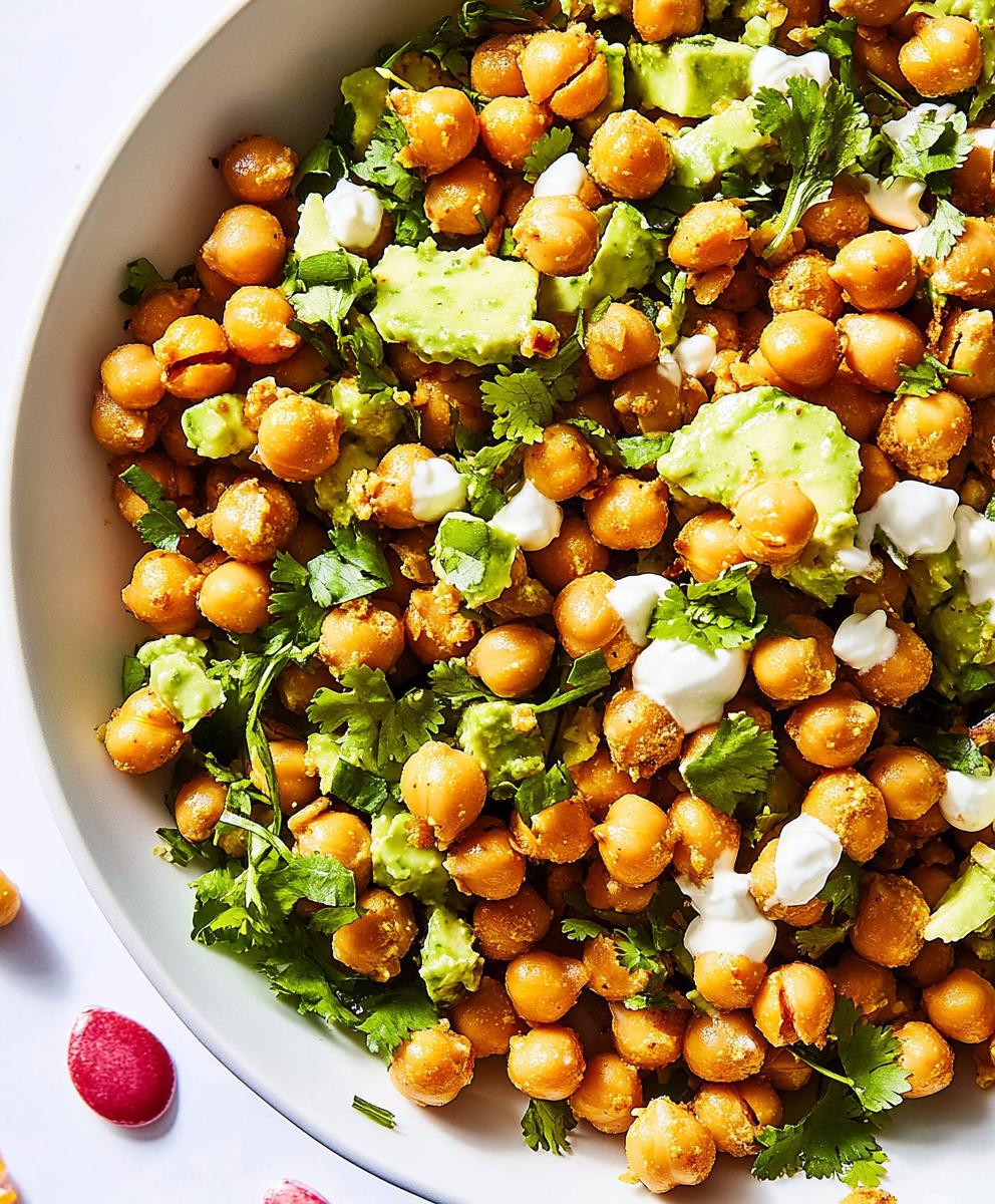 Crispy Chili-lime Chickpea Salad Recipe