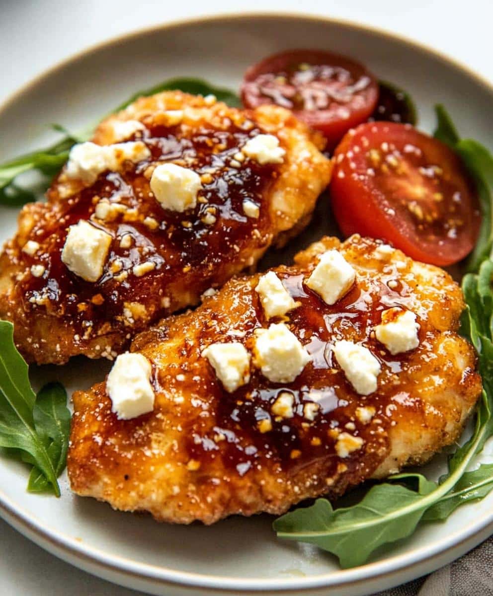 Crispy Hot Honey Feta Chicken Recipe