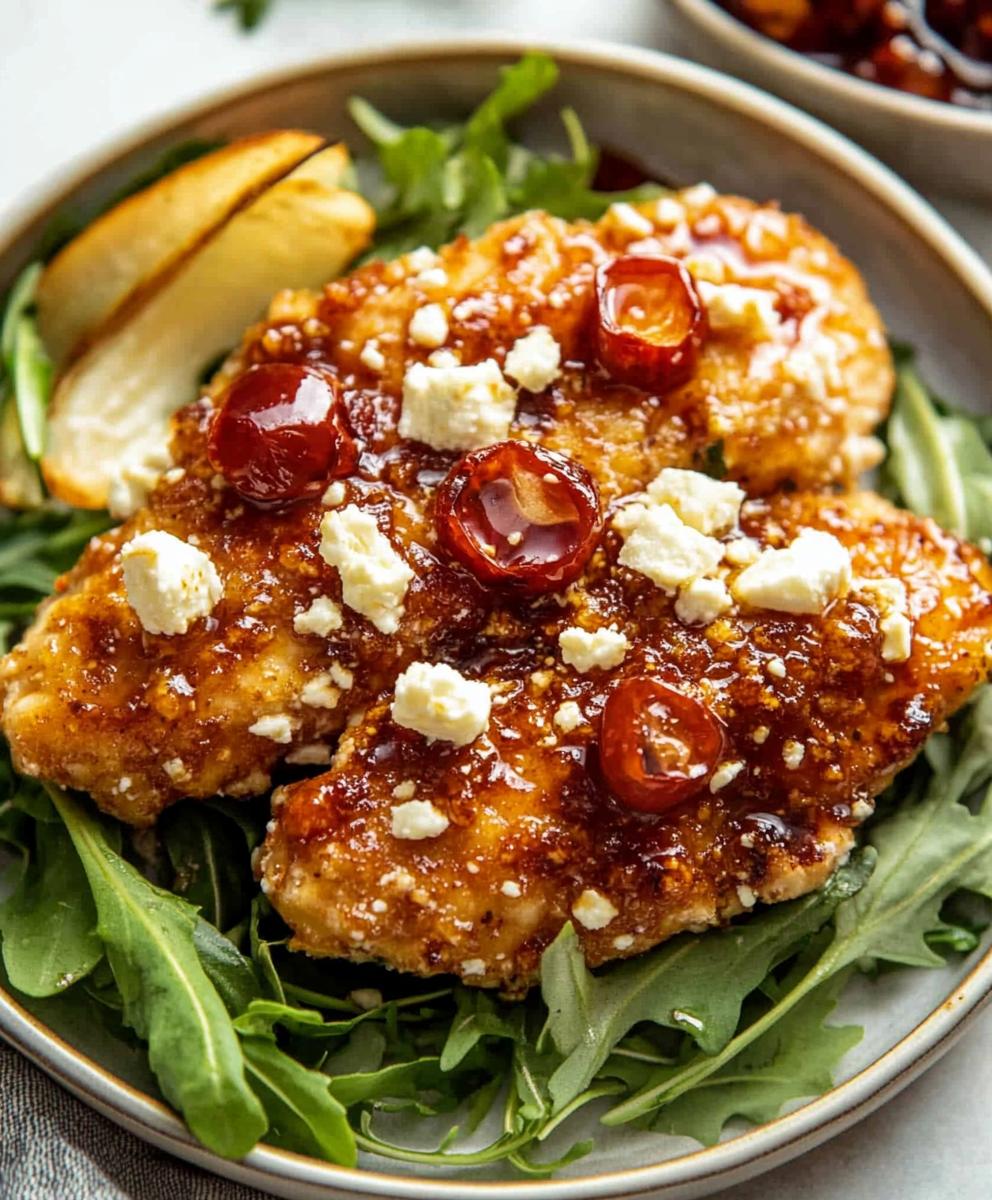 Crispy Hot Honey Feta Chicken Recipe