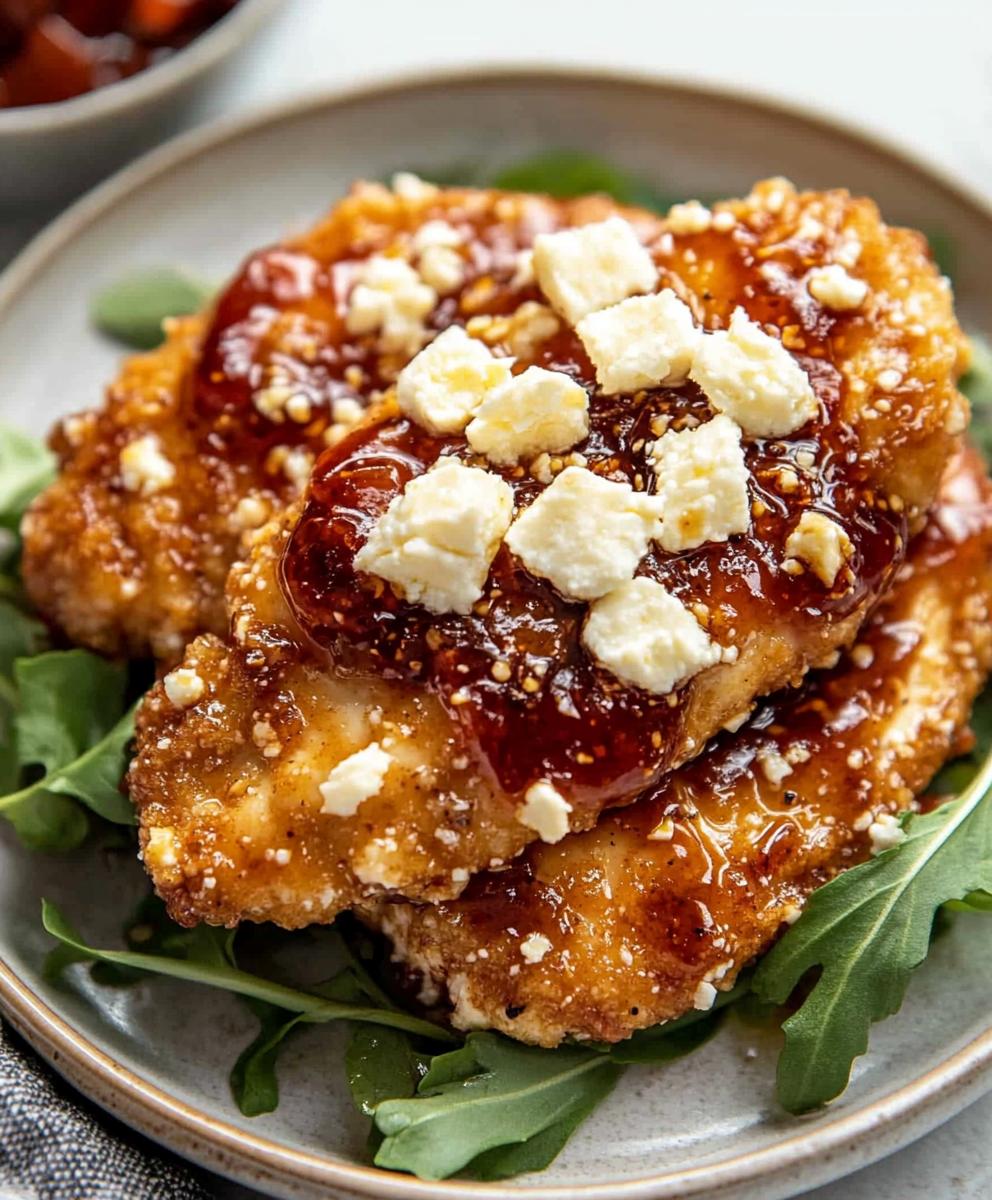 Crispy Hot Honey Feta Chicken Recipe