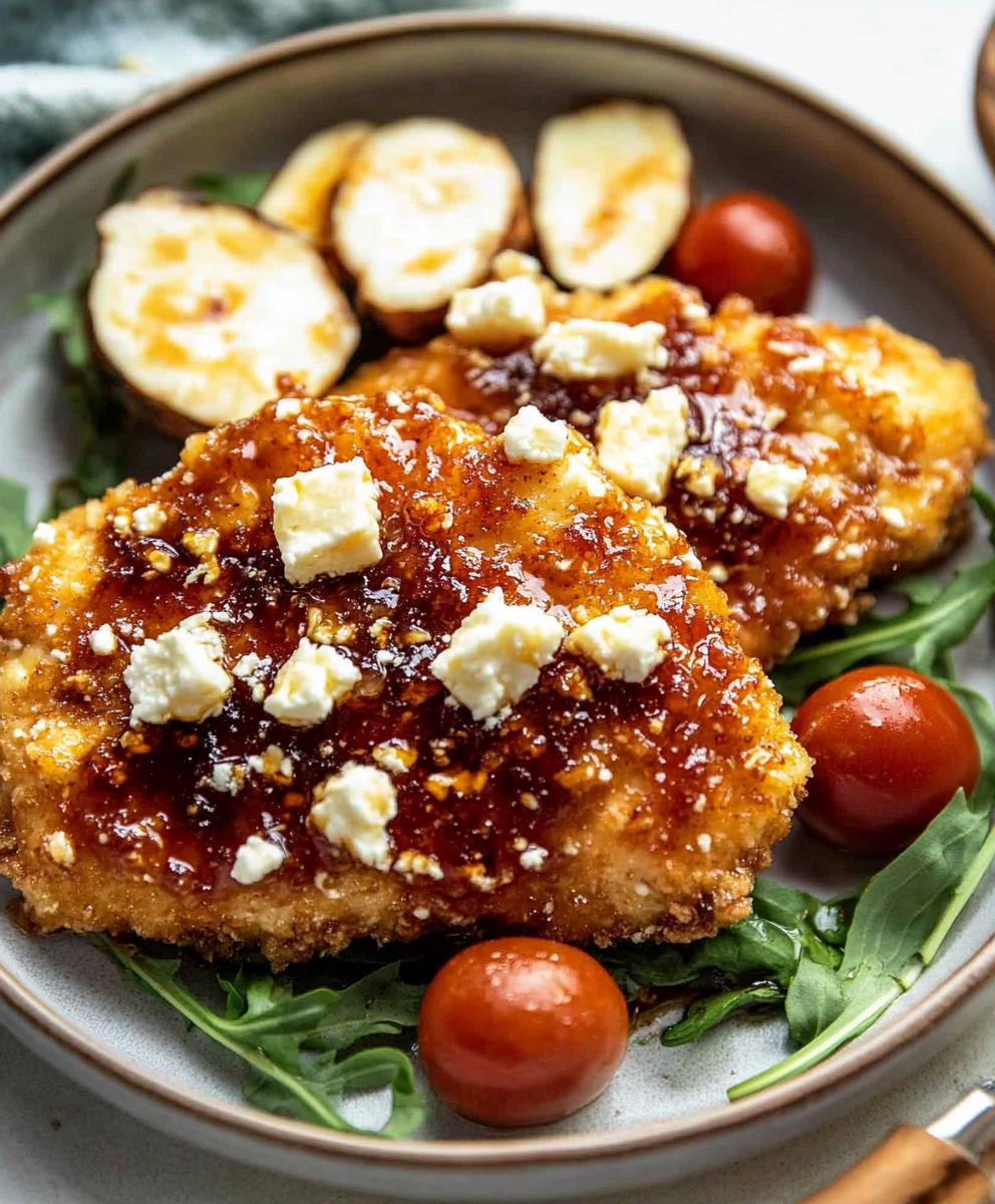 Crispy Hot Honey Feta Chicken Recipe