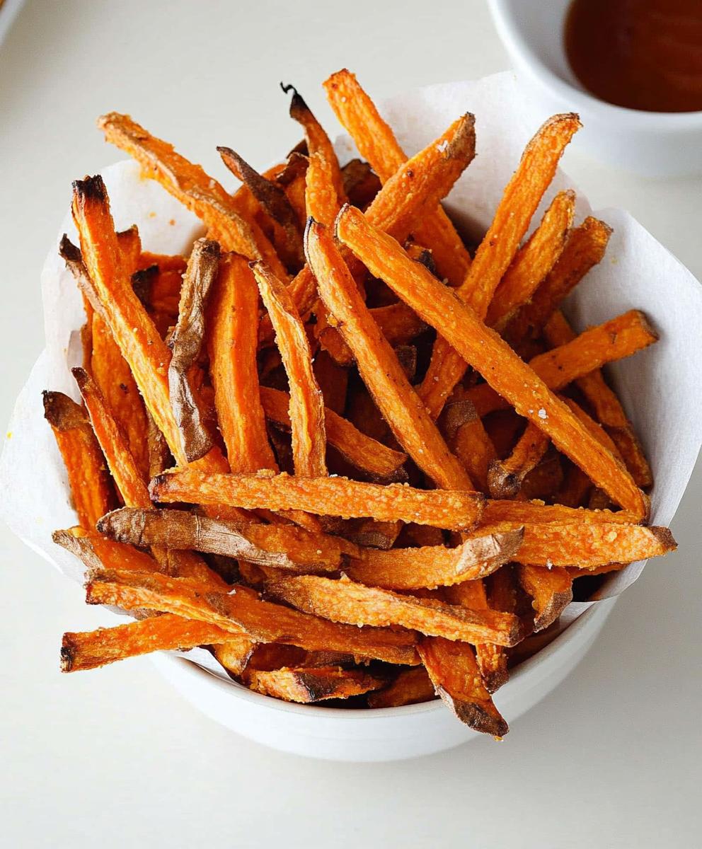 Crispy Oven Baked Sweet Potato Fries Recipe
