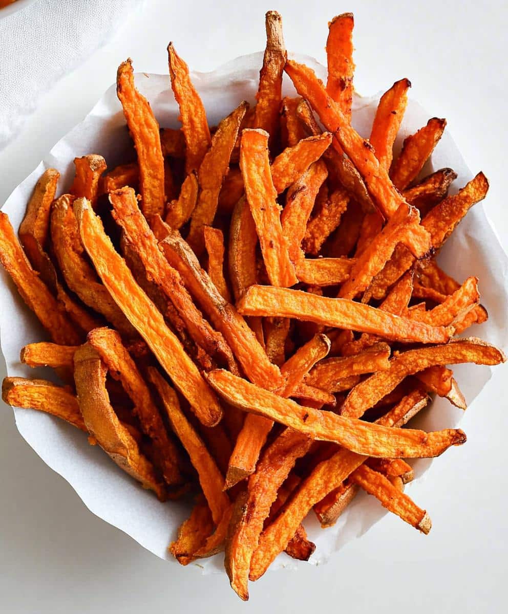 Crispy Oven Baked Sweet Potato Fries Recipe