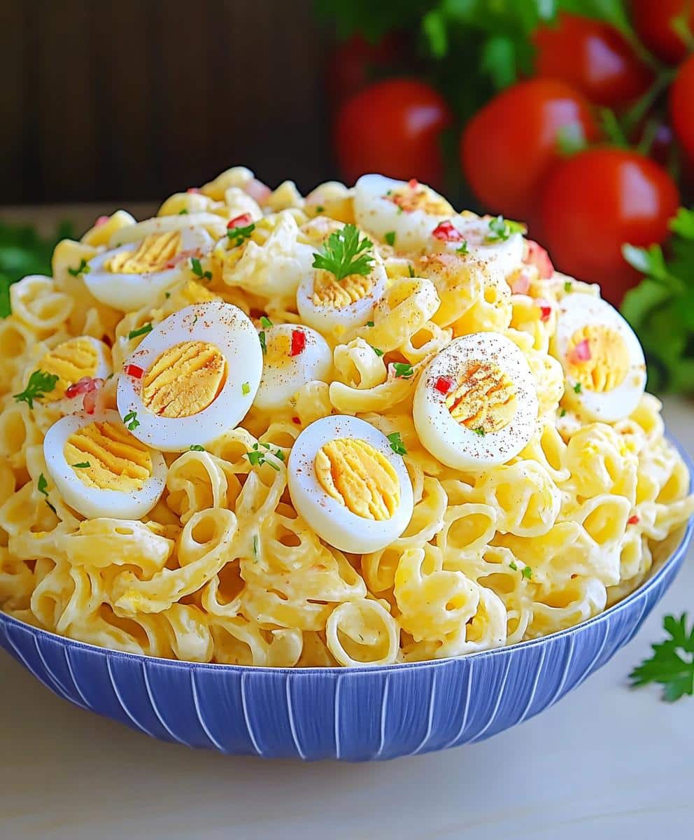 Deviled Egg Pasta Salad Recipe