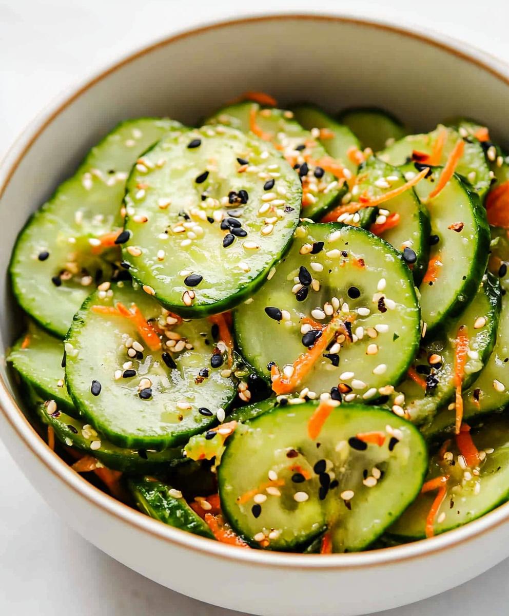 Easy Asian Cucumber Salad Recipe