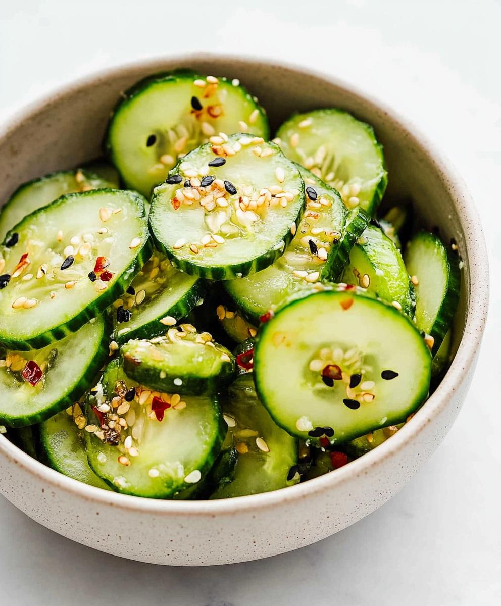 Easy Asian Cucumber Salad Recipe