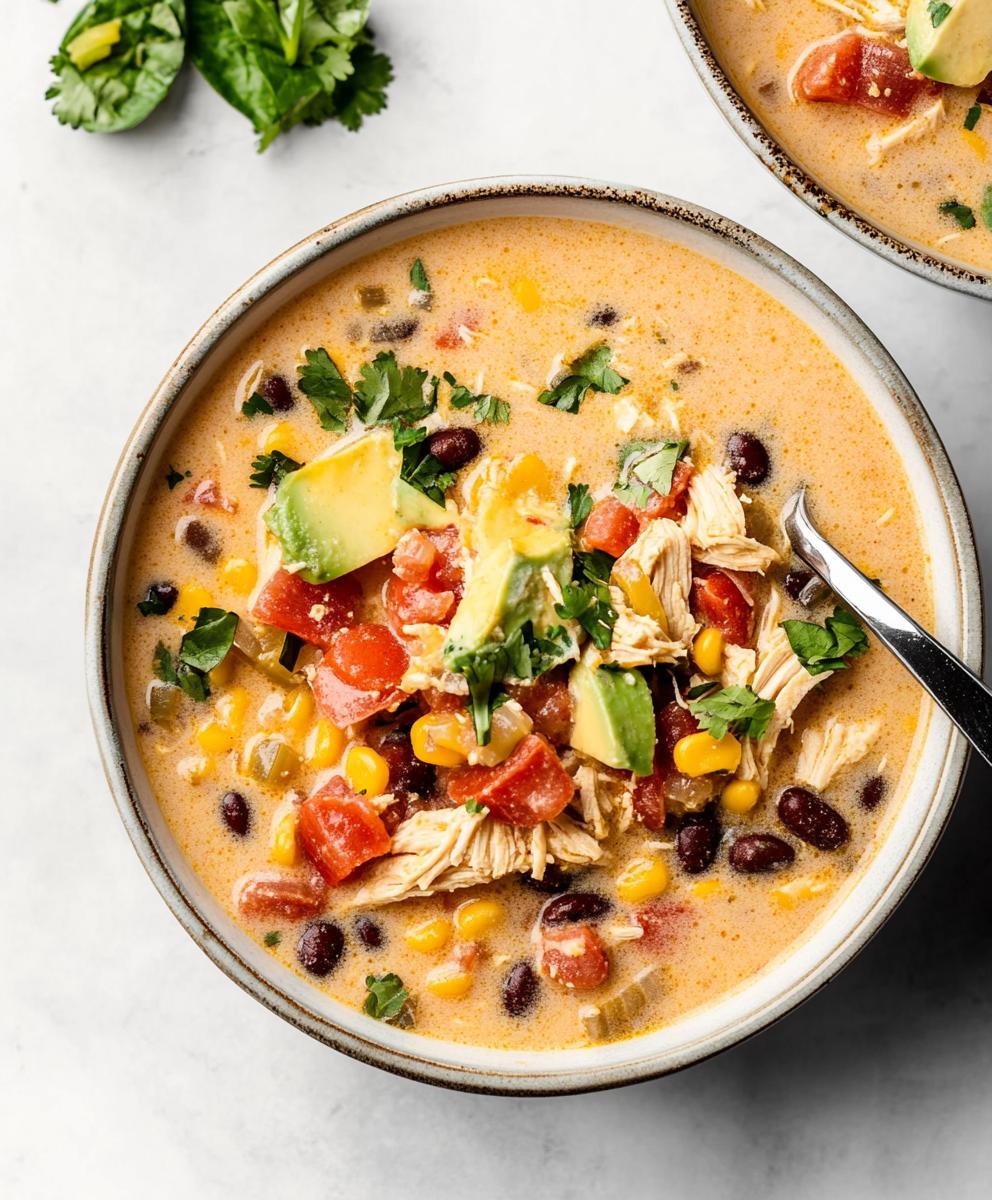 Easy Chicken Taco Soup Recipe