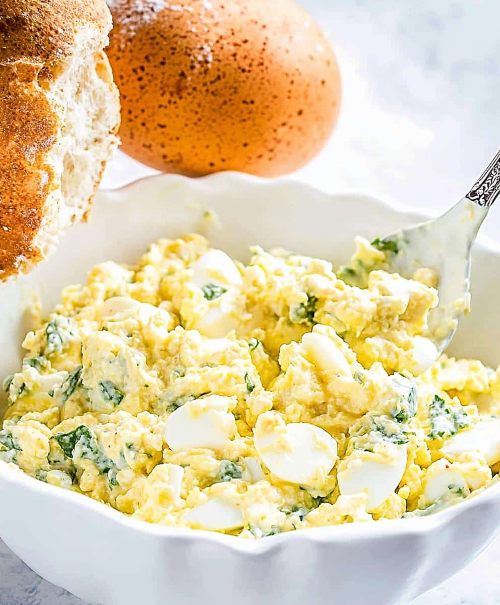 Egg Salad With Cottage Cheese - No Mayo Recipe