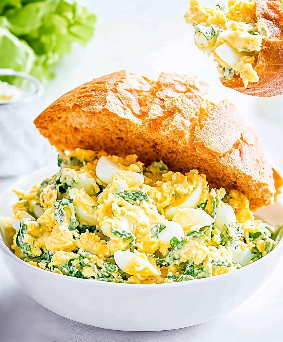 Egg Salad With Cottage Cheese - No Mayo Recipe