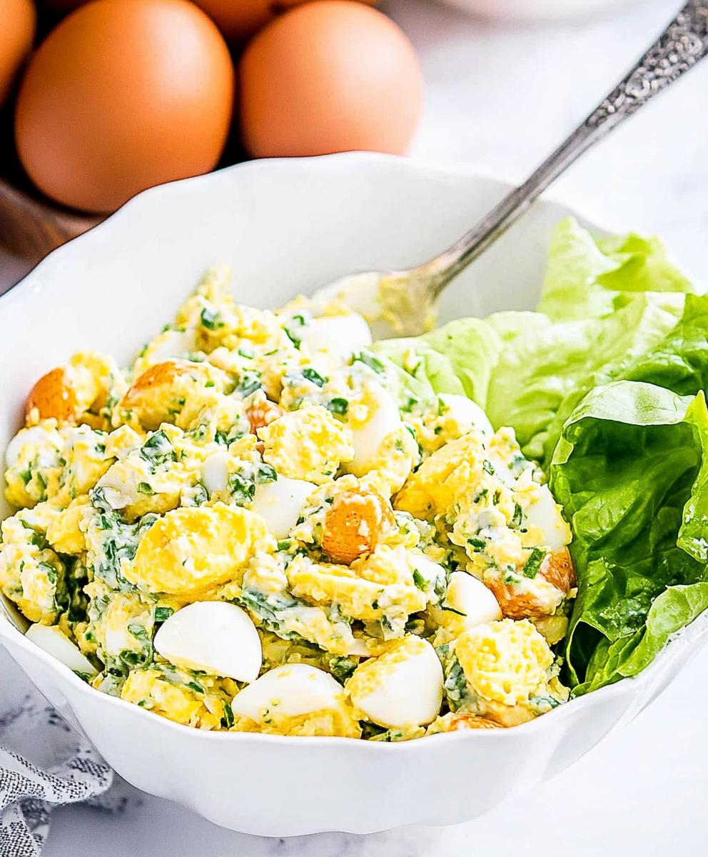 Egg Salad With Cottage Cheese - No Mayo Recipe