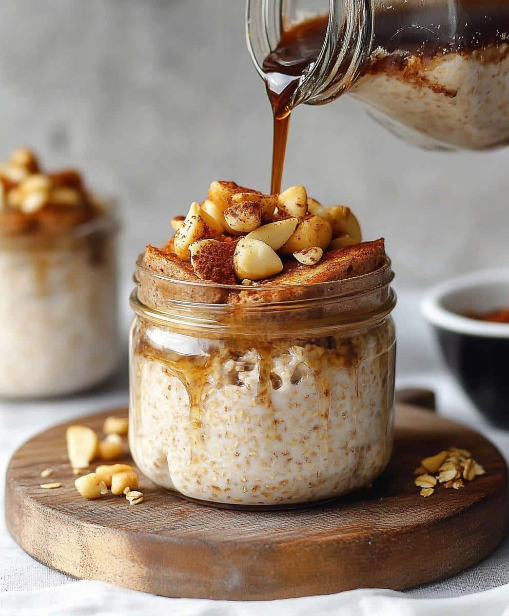 French Toast Overnight Oats Recipe