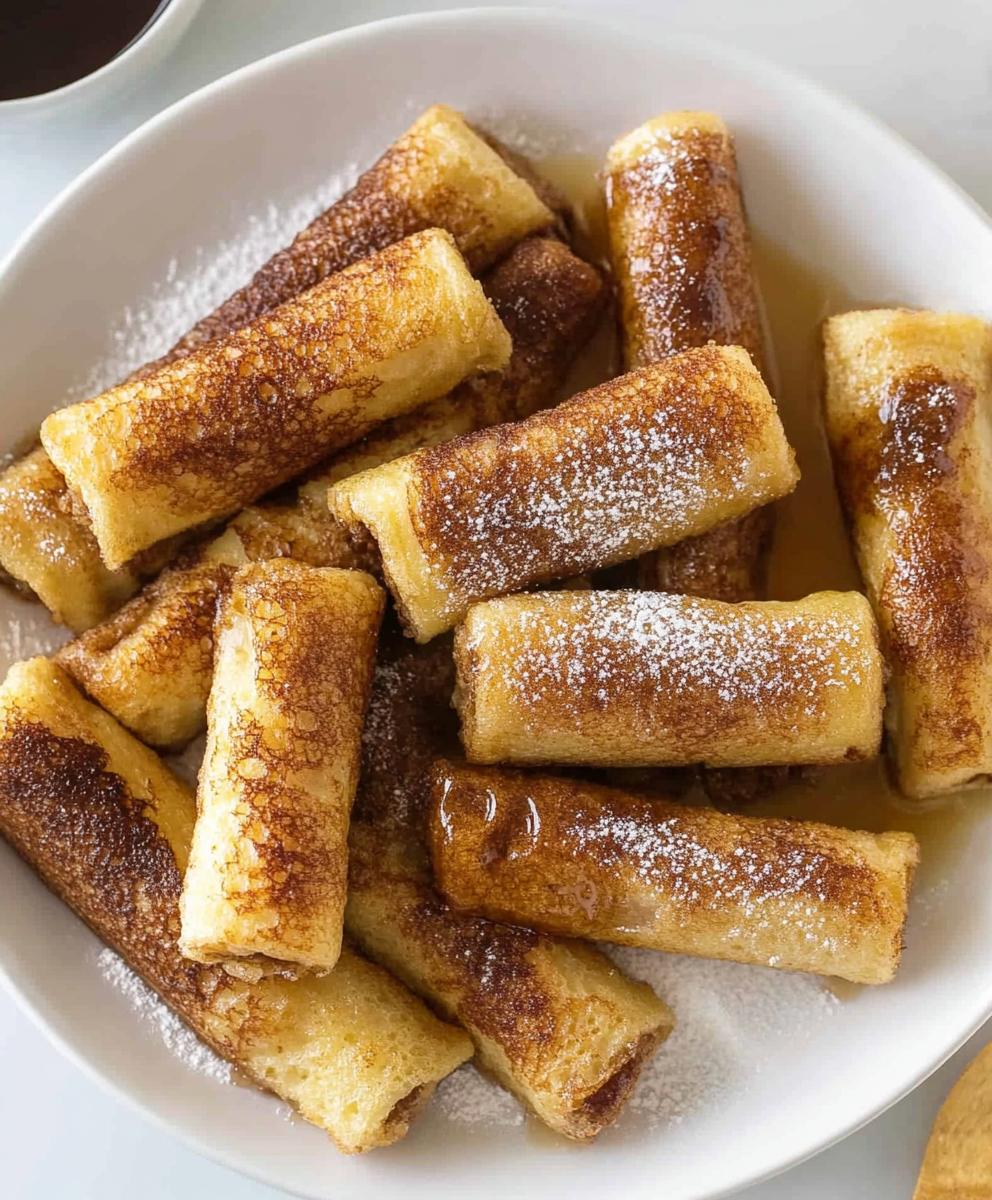 French Toast Roll-ups Recipe