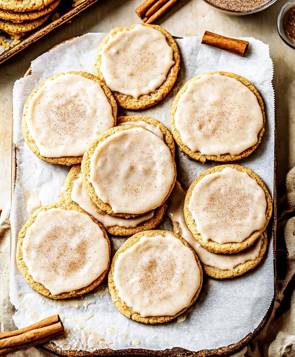 Frosted Brown Sugar Cinnamon Pop Tart Cookies Recipe
