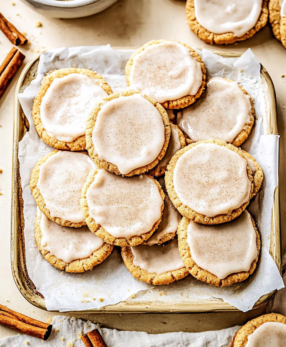 Frosted Brown Sugar Cinnamon Pop Tart Cookies Recipe