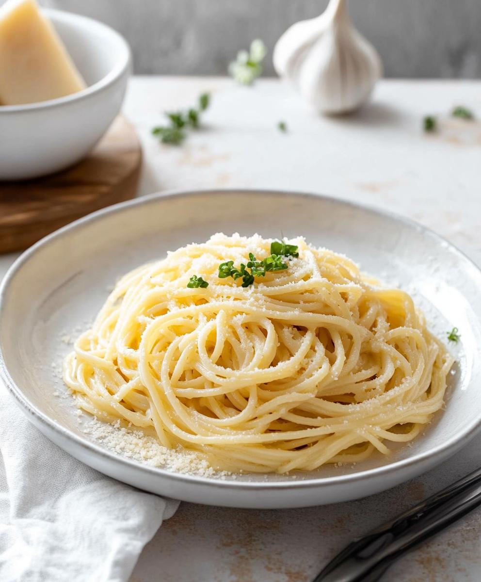 Garlic Buttered Noodles Recipe