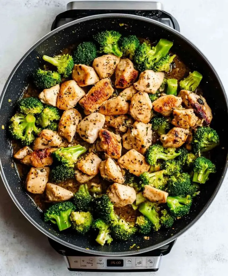 Garlic Chicken With Broccoli And Spinach Recipe