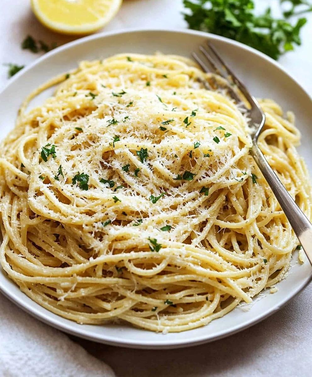 Garlic Parmesan Pasta Recipe