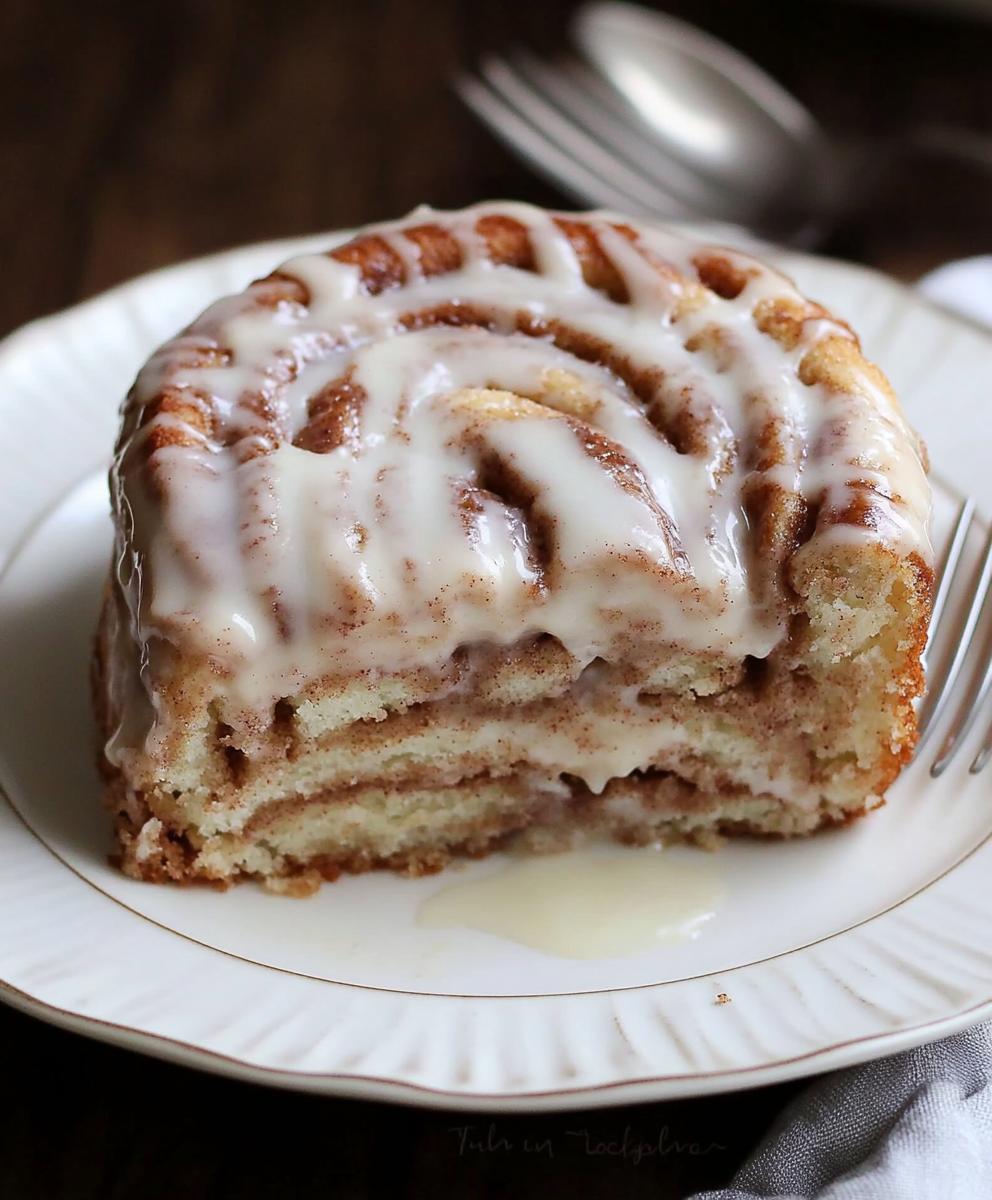 Gooey Cinnamon Roll Cake Recipe