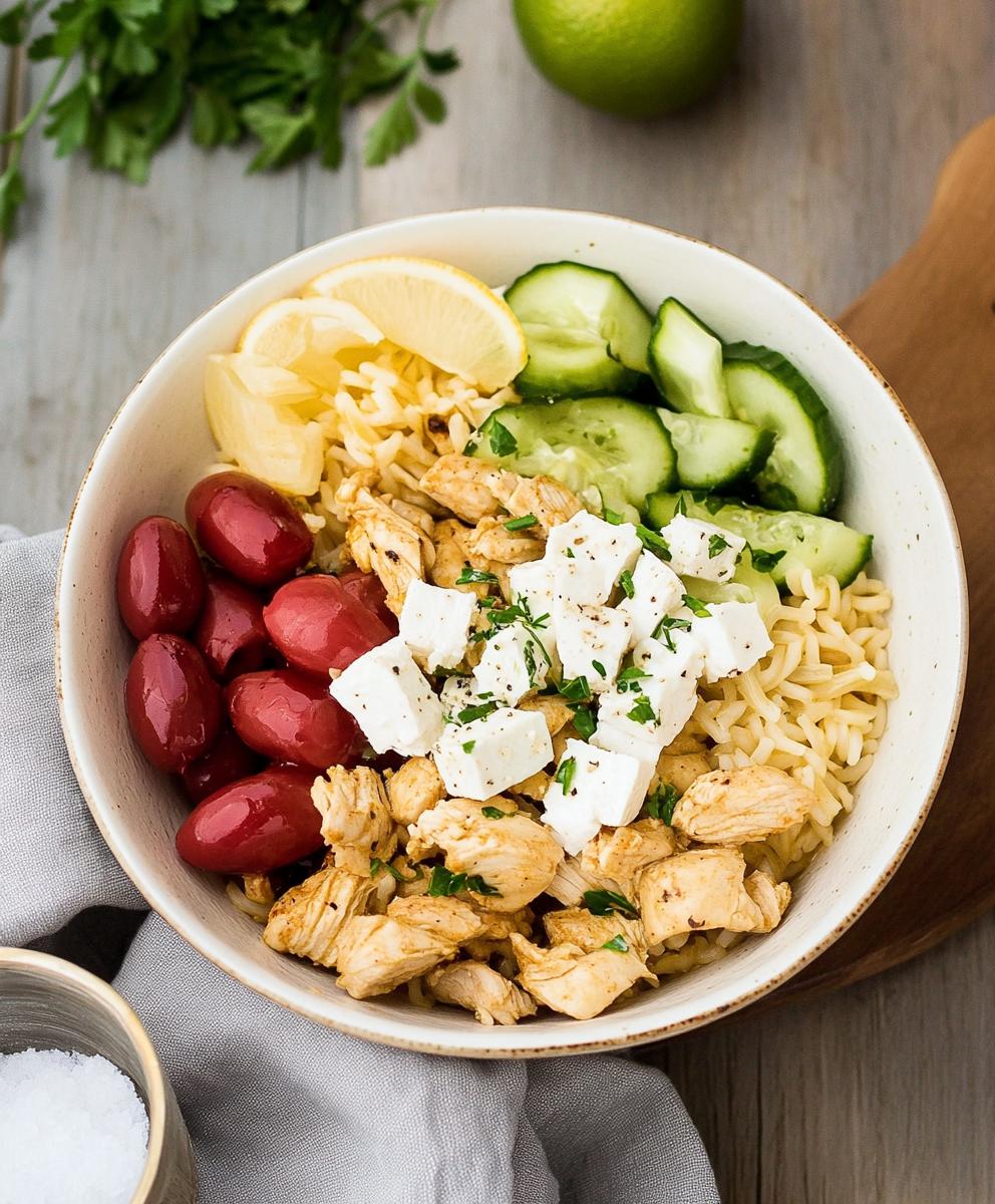 Greek Chicken Bowls Recipe