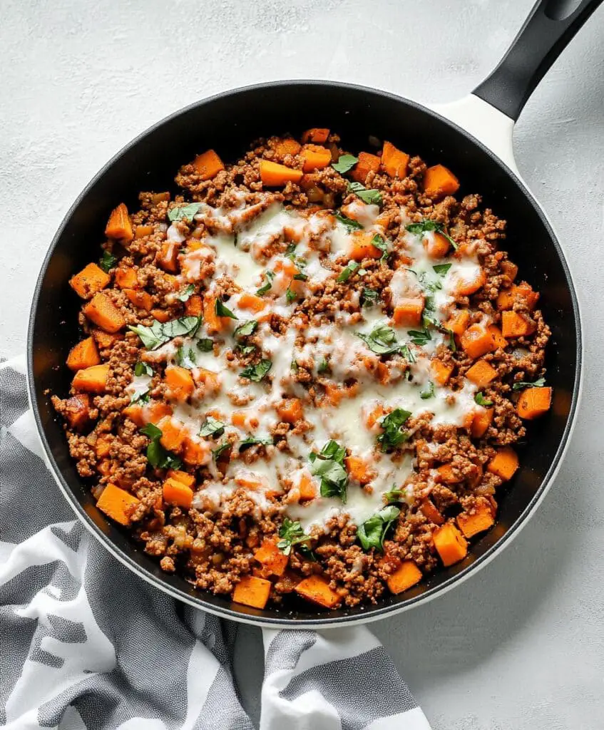 Ground Turkey Sweet Potato Skillet Recipe