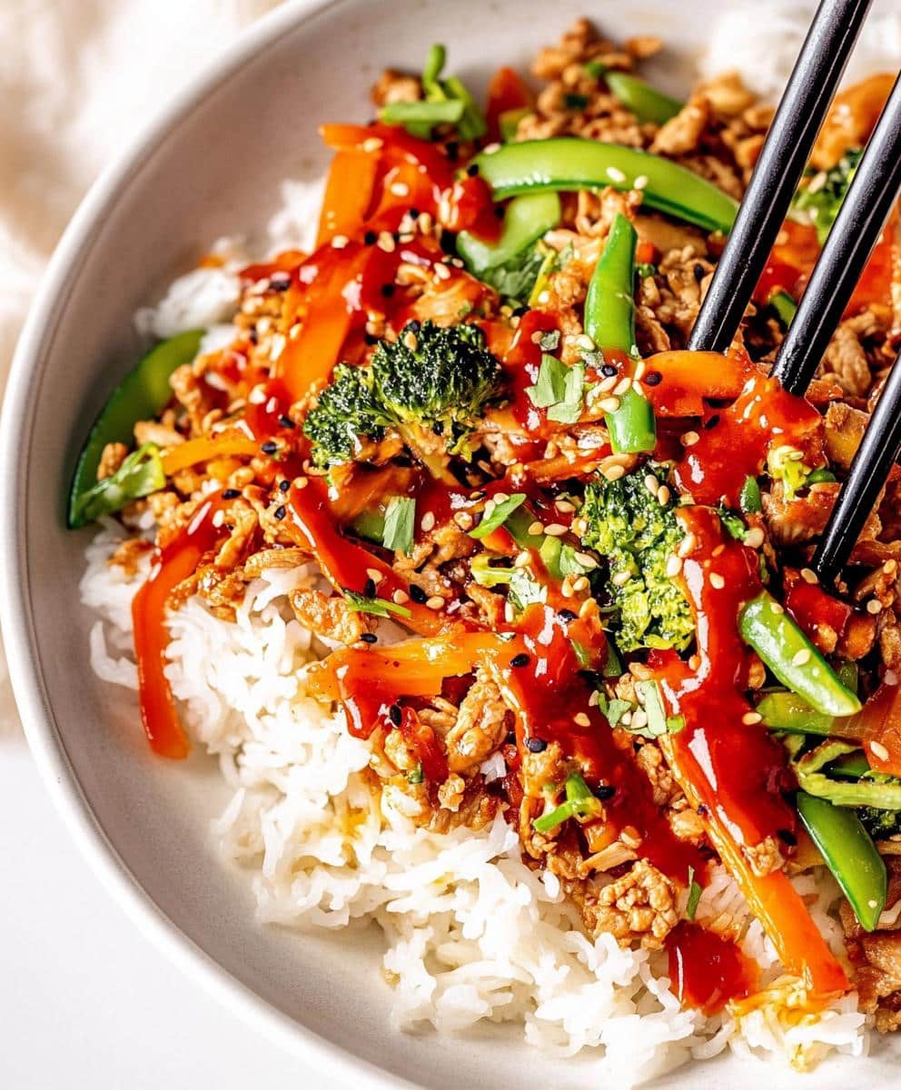 Ground Turkey Teriyaki Stir Fry Recipe