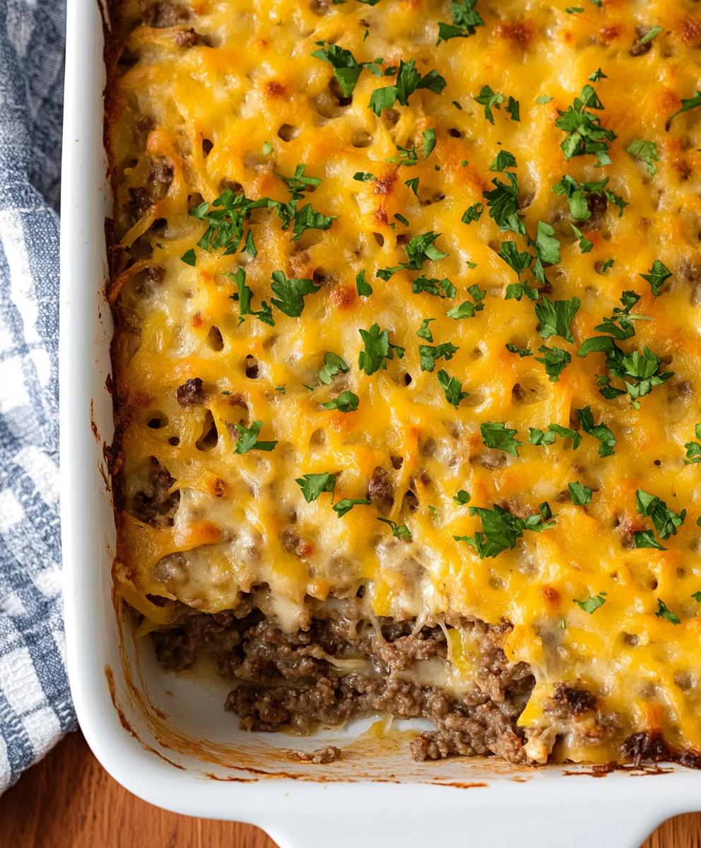 Hamburger Hashbrown Casserole Recipe