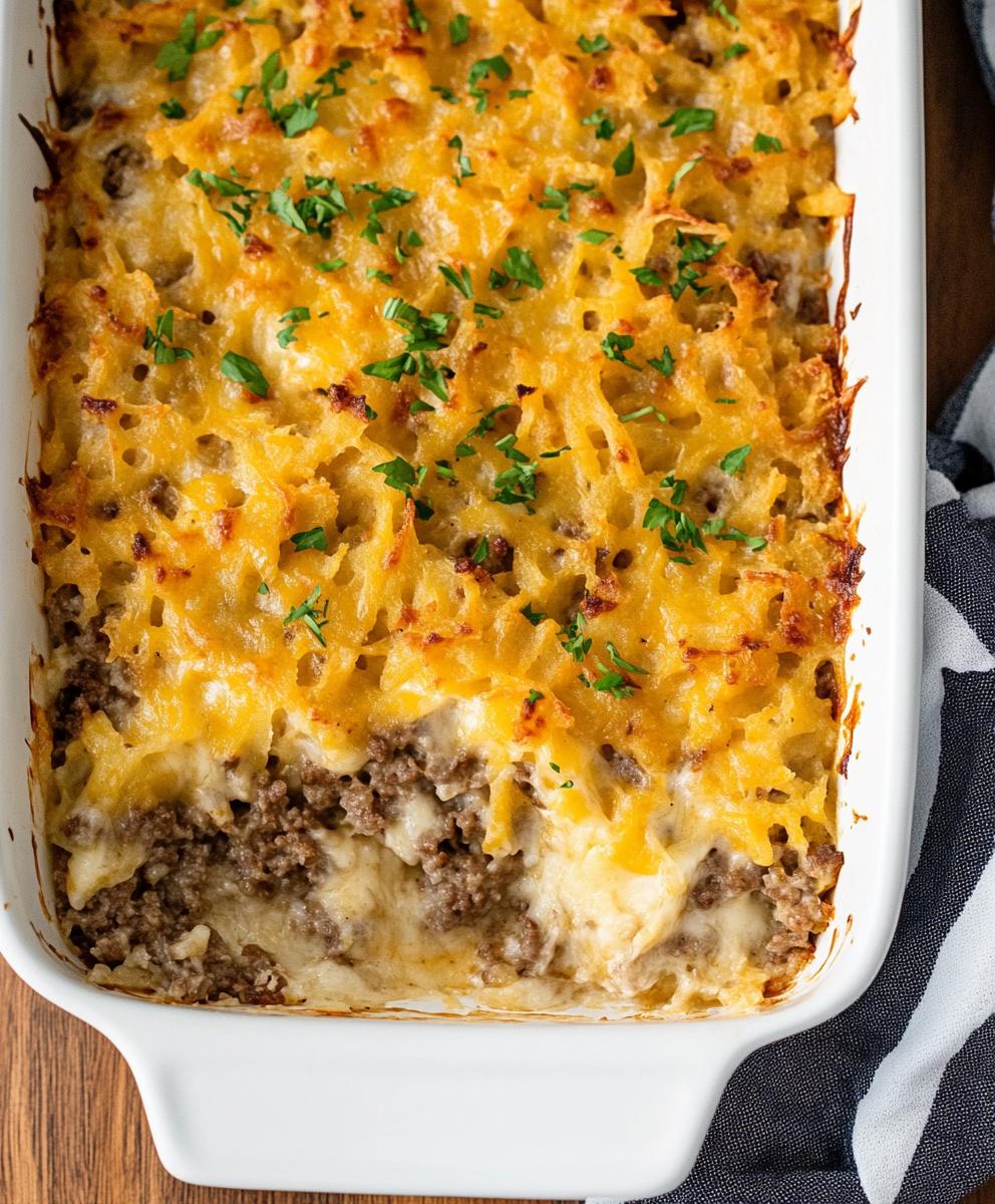 Hamburger Hashbrown Casserole Recipe