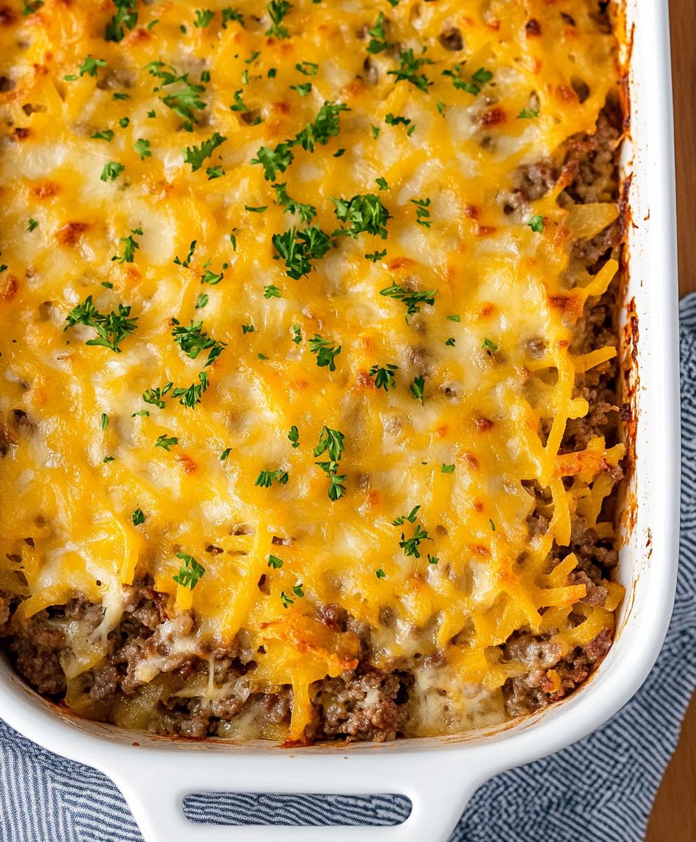 Hamburger Hashbrown Casserole Recipe