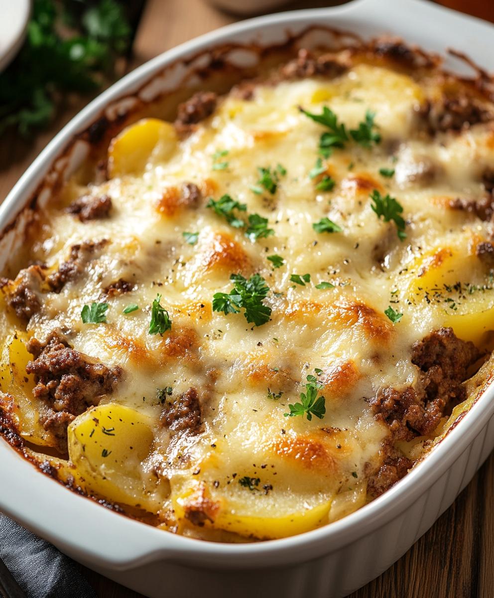 Hamburger Potato Casserole Recipe