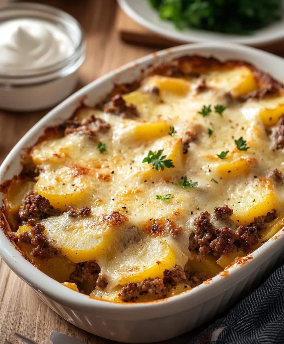 Hamburger Potato Casserole Recipe