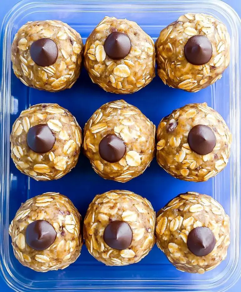 Healthy Oatmeal Energy Balls Recipe