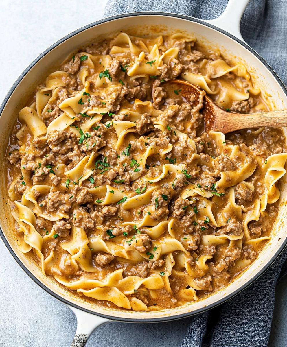 Helpful Hamburger Stroganoff Recipe