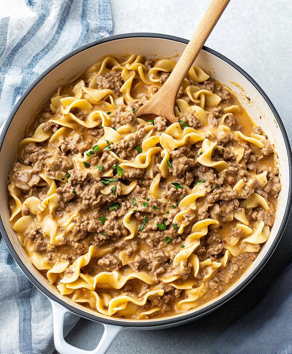 Helpful Hamburger Stroganoff Recipe