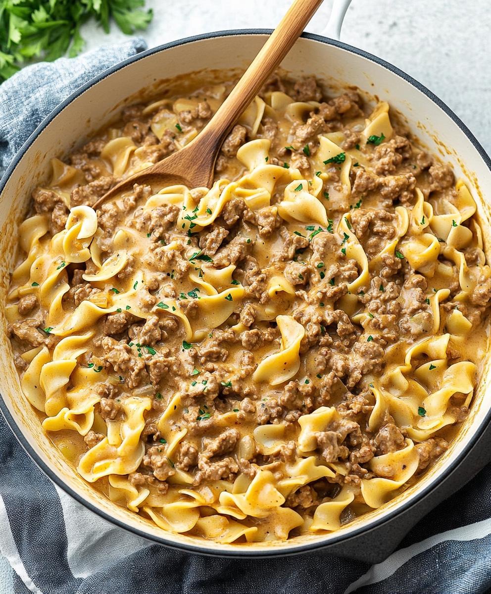 Helpful Hamburger Stroganoff Recipe