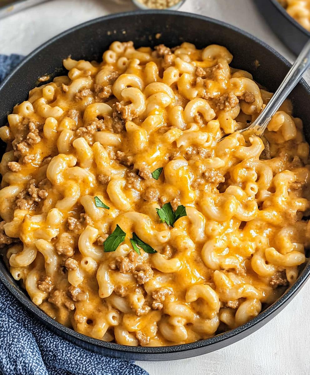 Homemade Cheeseburger Macaroni Recipe