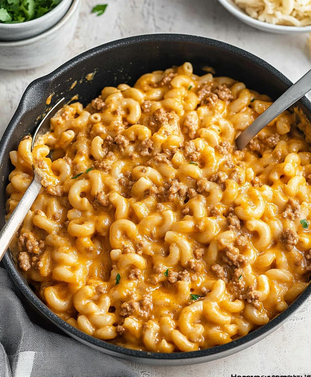 Homemade Cheeseburger Macaroni Recipe